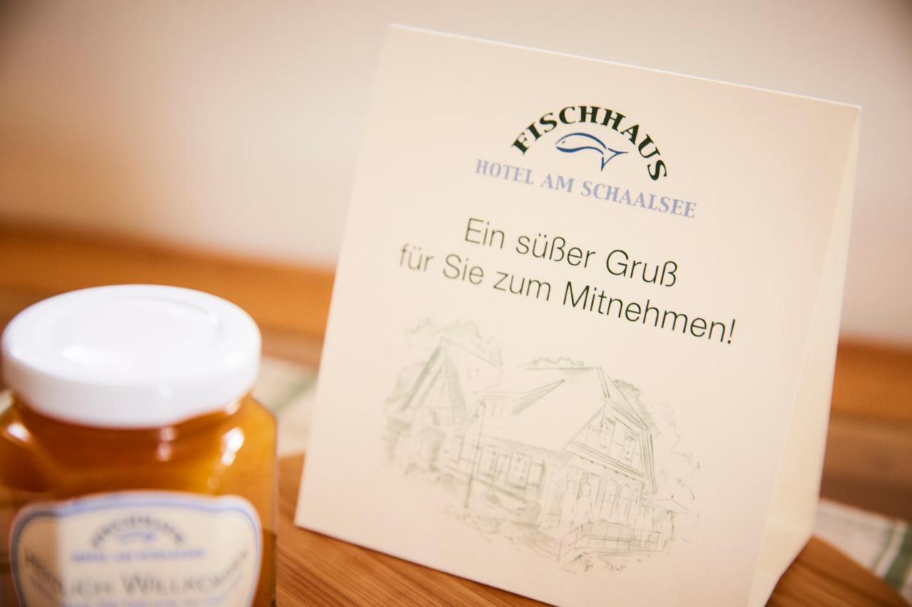 Fischhaus Am Schaalsee Zarrentin am Schaalsee Bagian luar foto