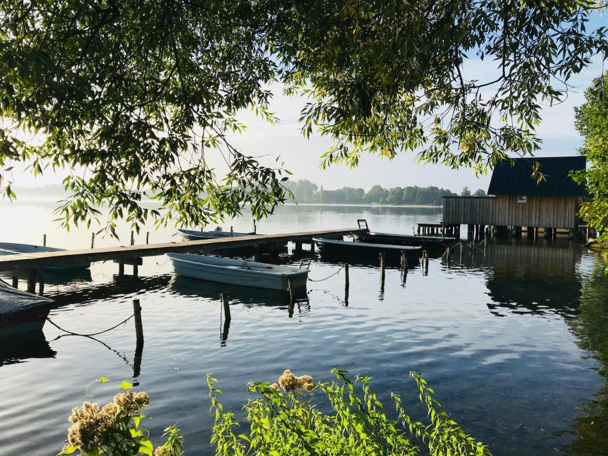 Fischhaus Am Schaalsee Zarrentin am Schaalsee Bagian luar foto